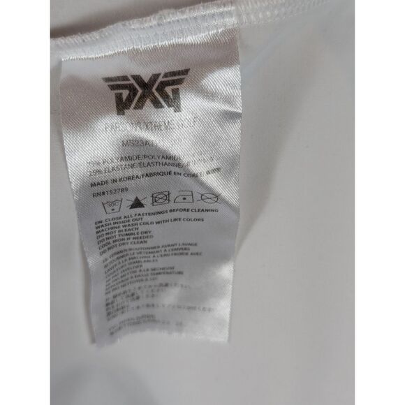 PXG Golf Performance Polo White Men's Size XL - Picture 10 of 14